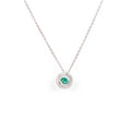 Emerald Dancing Necklace by Fine Color Jewels
