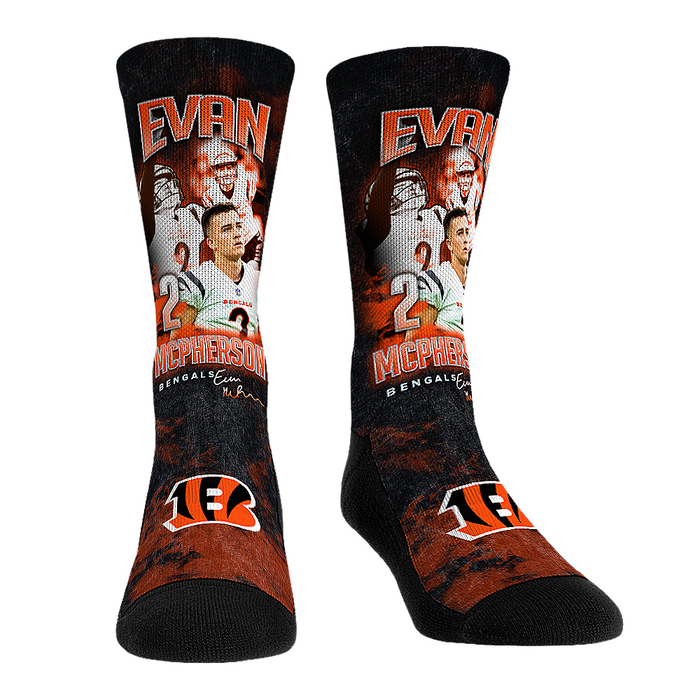 Evan McPherson - Cincinnati Bengals - Retro Photo by Rock 'Em Socks