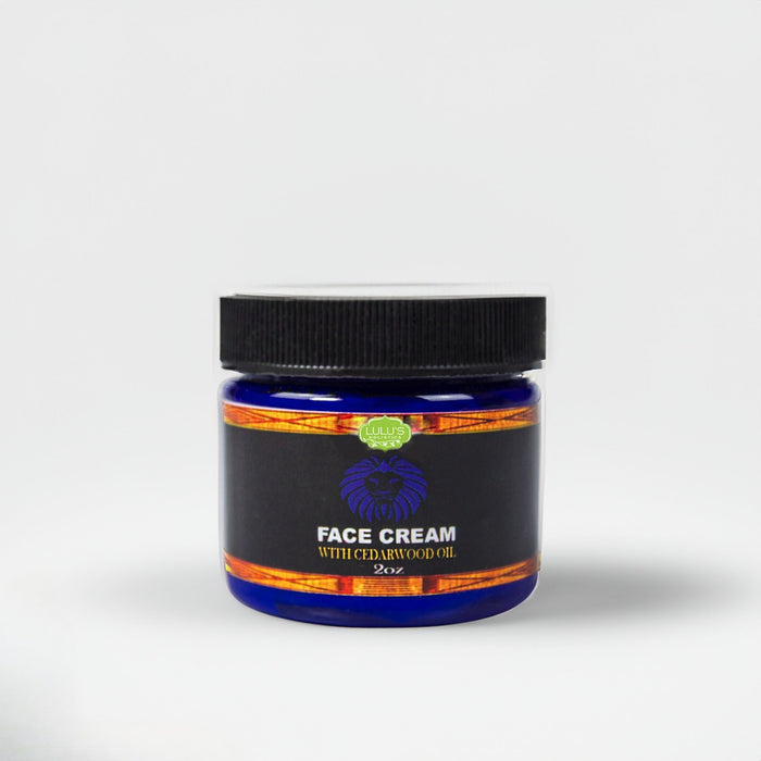 Cedarwood Face Cream – Hydrating Men’s Moisturizer by Lulu’s Holistics