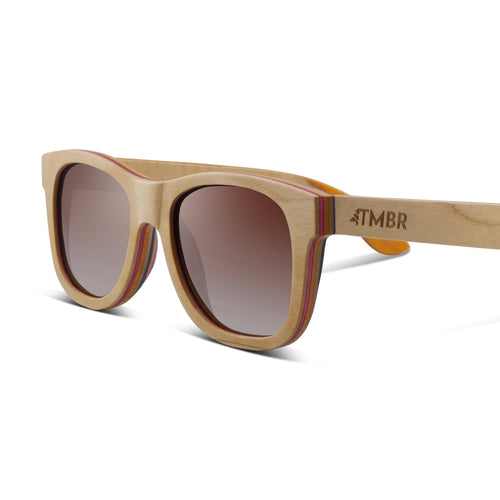 Traveler | Light | Wooden Sunglasses by TMBR