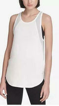 DKNY Mesh Trimmed Tank Top Surreal by Vanessa Jane