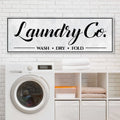 Laundry Co Wash Dry Fold Sign by Tailored Canvases