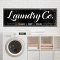 Laundry Co Wash Dry Fold Sign by Tailored Canvases