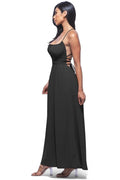 Side Slit Maxi Dress by The House of Stylez