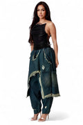 Trendy Distressed Denim Harem Pants by The House of Stylez