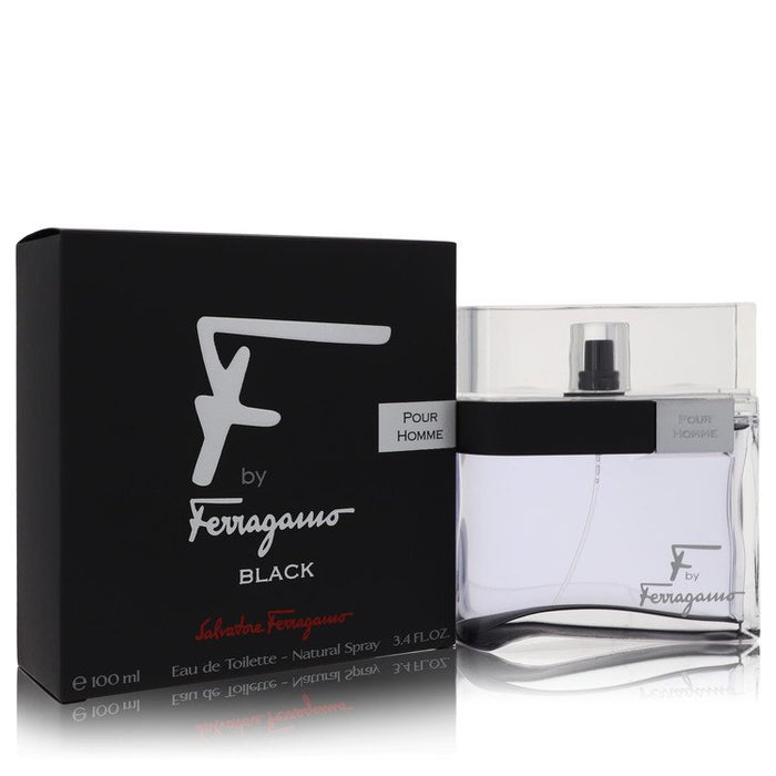 F Black by Salvatore Ferragamo Eau De Toilette Spray 1.7 oz for Men by Avera Group