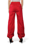 Elastic Waist Band Baggy Cargo Pants by The House of Stylez