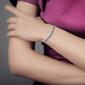 Sapphire Cuff Bracelet by Fine Color Jewels