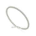 Halo Style Moissanite Bracelet by Fine Color Jewels