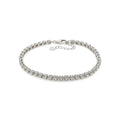 Halo Style Moissanite Bracelet by Fine Color Jewels