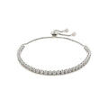 White Sapphire Tennis Bracelet by Fine Color Jewels