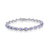 Oval Tanzanite Tennis Bracelet