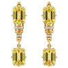 Natural Citrine Sterling Silver Drop Earrings