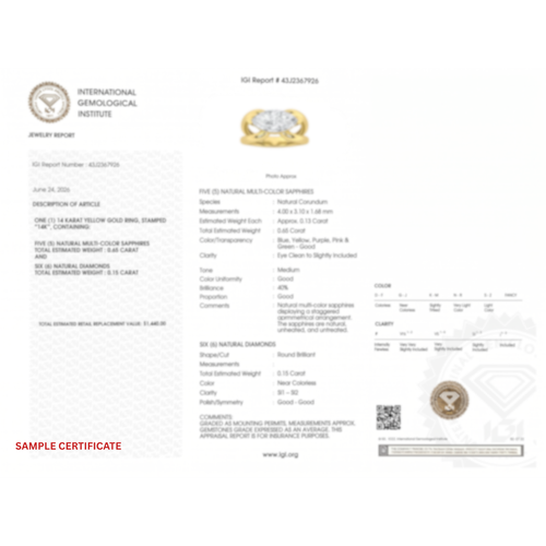 2Cttw Marquise Shaped Lab Grown Diamond (G/VS) East West Solitaire Engagement Ring 14K Gold by Fine Color Jewels