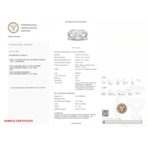 2Cttw Marquise Shaped Lab Grown Diamond (G/VS) East West Solitaire Engagement Ring in 14K Gold by Fine Color Jewels