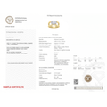 2Cttw Oval Shaped Lab Grown Diamond (F/VS) East West Solitaire Engagement Ring in 14K Gold by Fine Color Jewels
