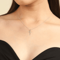 Ruby Cross Necklace by Fine Color Jewels