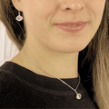 Ruby Evil Eye Earrings by Fine Color Jewels
