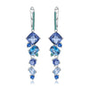 Mystic Quartz and Blue Topaz Drop Earrings