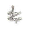 Sterling Silver Snake Ring