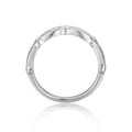 White Topaz Baguette Ring with Round Accents by Fine Color Jewels