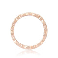 0.27 Ct Round White Sapphire Prong Silver Eternity Ring by Fine Color Jewels