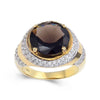 Smokey Quartz Statement Ring