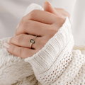 Green Tourmaline Cushion Solitaire Ring by Fine Color Jewels