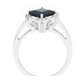 Natural London Blue Topaz Ring by Fine Color Jewels