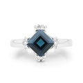 Natural London Blue Topaz Ring by Fine Color Jewels