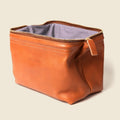 Leather Toiletry Bag - Natural by CASUPO
