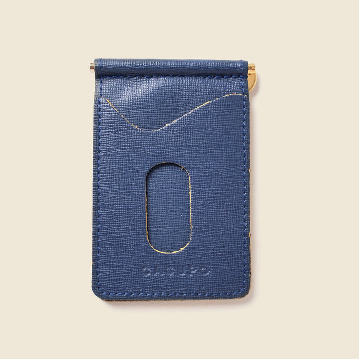 Money Clip Wallet - Blue / Yellow by CASUPO
