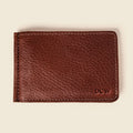 Bifold Money Clip Wallet - Chocolate by CASUPO