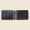 Bifold Money Clip Wallet - Black