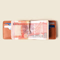 Bifold Money Clip Wallet - Natural by CASUPO