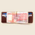 Bifold Money Clip Wallet - Chocolate by CASUPO