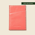Minimalist Wallet With RFID Protection - Pastel Pink by CASUPO