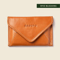 Mini Envelope Wallet With RFID protection - Honey by CASUPO