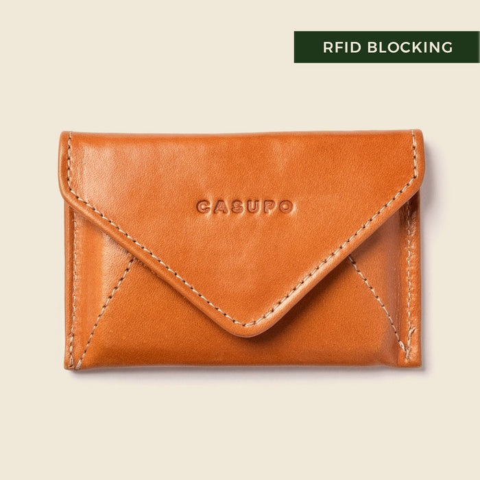 Mini Envelope Wallet With RFID protection - Honey by CASUPO
