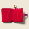 Wallet with Snap and Key Ring - Hot Pink by CASUPO