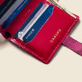 Wallet with Snap and Key Ring - Hot Pink by CASUPO