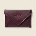 Mini Envelope Wallet With RFID protection - Burgundy by CASUPO