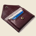 Mini Envelope Wallet With RFID protection - Burgundy by CASUPO