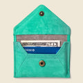 Mini Envelope Wallet With RFID protection - Mint by CASUPO