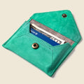 Mini Envelope Wallet With RFID protection - Mint by CASUPO