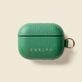 Leather Airpod Case - Green by CASUPO