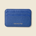 Mag Safe Leather Wallet with RFID - Cobalt by CASUPO
