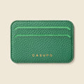 Mag Safe Leather Wallet with RFID - Green by CASUPO