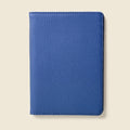 Leather Passport Wallet with RFID Shield- Cobalt by CASUPO