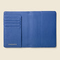 Leather Passport Wallet with RFID Shield- Cobalt by CASUPO